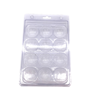 PETG 6 셀 골프공 플라스틱 기포 트레이 PVC 대합조개 껍질 물집 박스