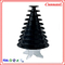 스태커블 10 층 플라스틱 마카롱 패키징 0.8 밀리미터 PVC 크리스마스 트리 마카롱 탑