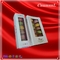 Lid와 금 스탬핑 마분지 마카롱 종이 선물 박스 포장 6 PC
