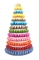 당과 결혼하기 위한 명백한 마카롱 디스플레이 탑 투명한 재활용 가능 플라스틱 층 10명