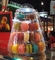 상자를 패키징하는 케이크 가게 스윗을 위한 4 층 마카롱 탑 디저트 식료품 표시대