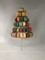 크리스마스 나무 6 층 마카롱을 패키징하는 쌓아 올릴 수 있는 플라스틱 마카롱은 서 있습니다