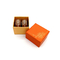 사랑스러운 오렌지색 크라프트 지 마카롱 패키징 박스 재활용할 수 있는 자외선 코팅 2 PC