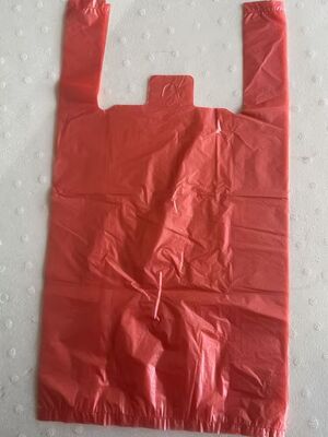 Customized Recyclable HDPE Shopping Bag with High Impact Resistance for Supermarket Use
