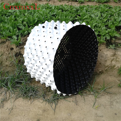 버킷을 잘라내는 뿌리 성장 백색 0.9 밀리미터 HDPE 가소성 공기 포트 온실 공기