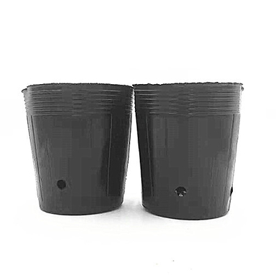 HDPE 플라스틱 보육 냄비 양파 씨앗을 키우는 온실용 검은 냄비