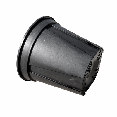 도매 2.5L 검은 정원 플라스틱 보육소 갤런 냄비 두꺼운 갤런 콩사이 절단 PP / HDPE