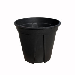 도매 2.5L 검은 정원 플라스틱 보육소 갤런 냄비 두꺼운 갤런 콩사이 절단 PP / HDPE