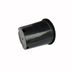 내구성 큰 165mm 지름 하드 플라스틱 꽃 냄비 17cm 높이
