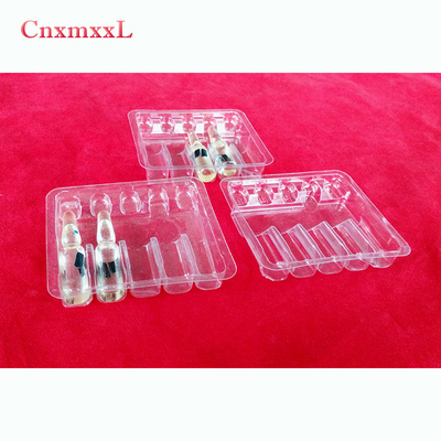 ISO 인증 플라스크 2ml 3ml 5ml 10ml 용 플라스틱 포장 트레이