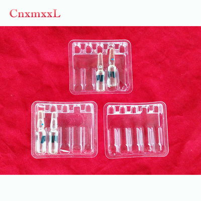 ISO 인증 플라스크 2ml 3ml 5ml 10ml 용 플라스틱 포장 트레이