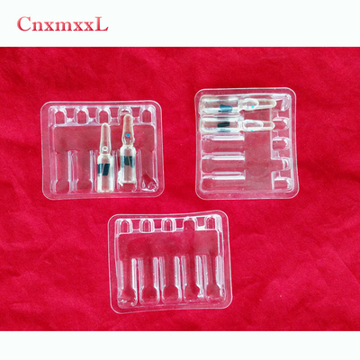 ISO 인증 플라스크 2ml 3ml 5ml 10ml 용 플라스틱 포장 트레이