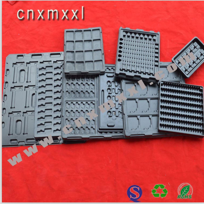 전자 부품 PCB를 위한 안티 정적 블랙 ESD 트레이