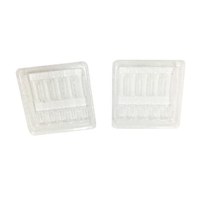 클램셸 블러스터 플라스틱 1ml 앰풀 삽입 포장 트레이 두께 100mm