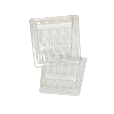 클램셸 블러스터 플라스틱 1ml 앰풀 삽입 포장 트레이 두께 100mm