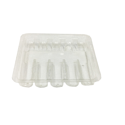 클램셸 블러스터 플라스틱 1ml 앰풀 삽입 포장 트레이 두께 100mm
