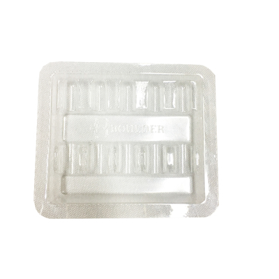 클램셸 블러스터 플라스틱 1ml 앰풀 삽입 포장 트레이 두께 100mm