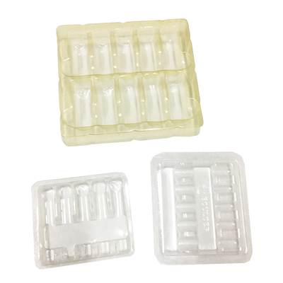 투명한 PS Ampoule 트레이 1ml X 5 Ampoules 플라스틱 블러스터 패키지