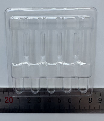 PET 유연품 포장판 유리 병 고정 포장판 물 주입 1ml 2ml 5ml 10ml 5팩