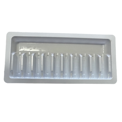 의약품 앰풀 트레이 PET 물질 1ml 10 팩 유리 바늘 고정 트레이 유통