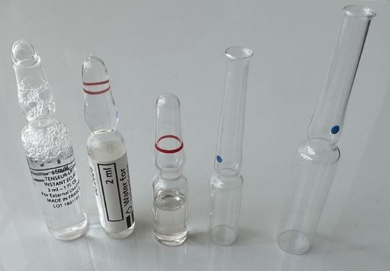 1ml 2ml 3mL 주사 앰풀 병 자착 라벨 PET 앰풀 트레이 커스터마이징 전체 세트