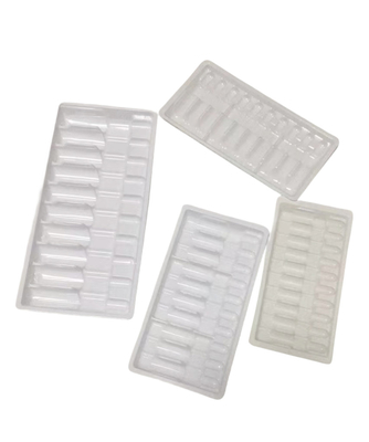 의약품 PET 앰풀 트레이 물 주입 1ml ~ 10ml 앰풀 트레이 사용자 정의