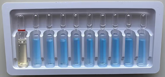 환경 친화적 인 PET 플라자 트레이 1ml ~ 10ml 물 주입 플라자