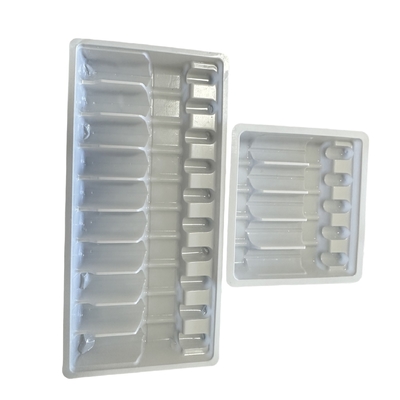 1ml Ampoule Blister Tray for Medicine Customized Dimensions and Sample Approval 의약품 패키지 상자 및 샘플 승인을 위한 1ml Ampoule Blister Tray