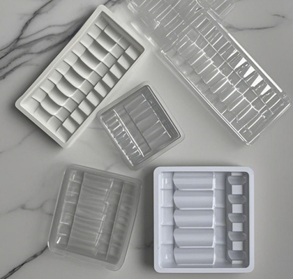 Ampoule Plastic Holder 2ml 물 바늘 수납기 약품 플라스틱 수납기 약품 포장 트레이 부리