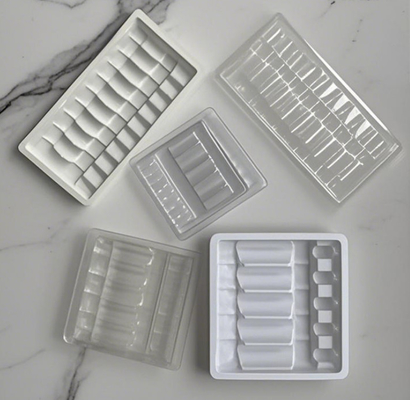 PVC PET 상자 포착기 물 주입 토네토 앰풀 구강 액체 분말 주입 플러스터 포장 약품 포장 플라스틱 트레이