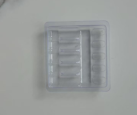 투명한 플라스틱 앰풀 앰풀 1 ml, 2 ml, 3 ml, 5 ml, 10 ml 플라스틱 투여 용 용품 트레이 블리스트는 사용자 정의 할 수 있습니다.