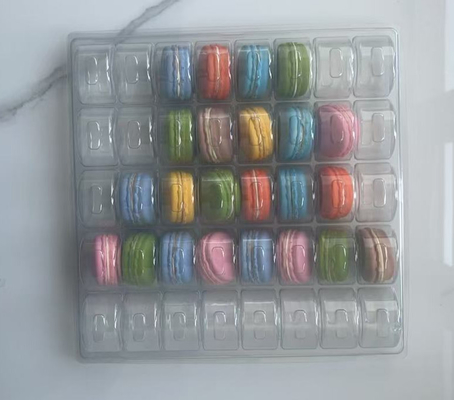 소매 마카론 상자 포장 12pcs 엠보스 인쇄 처리