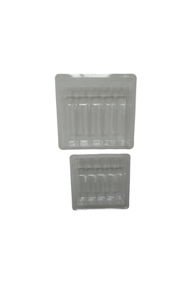충격 방지 비 독성 1ml ~ 10ml PET 앰풀 물 주입 트레이