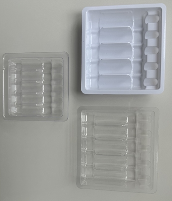 맞춤형 PET 앰풀 트레이 1ml~10ml PET 앰풀 물 주입 트레이