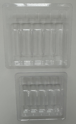 맞춤형 PET 앰풀 트레이 1ml~10ml PET 앰풀 물 주입 트레이