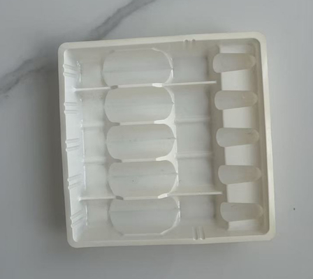 백색 PET 의약품 플라스틱 블러스터 안쪽 위조 방지 디자인 패턴 앰풀 블러스터 트레이 포장 및 보관