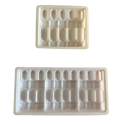 맞춤형 도매 약품 Ampoule 트레이 1ml 2ml 5ml 10m 물 주입 PET Ampoule 트레이