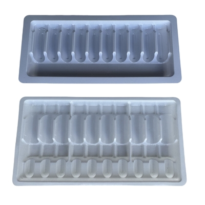 맞춤형 약품 앰풀 트레이 1ml 2ml 5ml 10m 물 주입 PET 앰풀 트레이