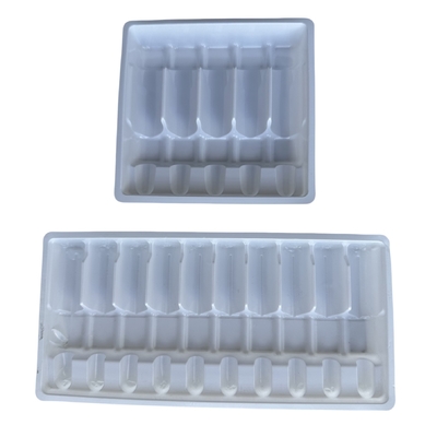 맞춤형 약품 앰풀 트레이 1ml 2ml 5ml 10m 물 주입 PET 앰풀 트레이