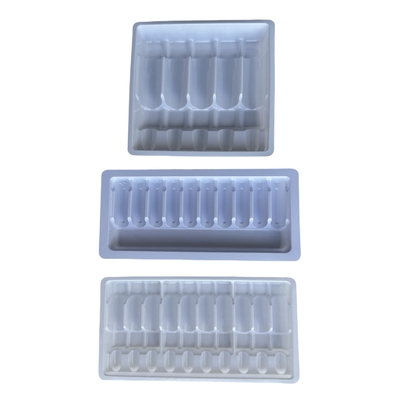맞춤형 약품 앰풀 트레이 1ml 2ml 5ml 10m 물 주입 PET 앰풀 트레이