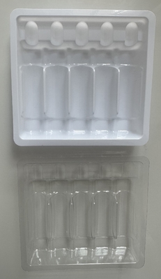 PET 폴리에틸렌 테레프탈레이트 앰풀 트레이 맞춤형 소매 1ml 2ml 5ml 10ml 물 주입 앰풀 트레이 맞춤형 포장