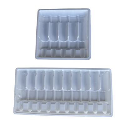 1ml 2ml 5ml 10ml PET 앰풀 트레이 물 주입 앰풀 포장 트레이 사용자 정의