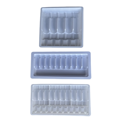 1ml 2ml 5ml 10ml PET 앰풀 트레이 물 주입 앰풀 포장 트레이 사용자 정의