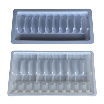 고품질 플라스틱 Ampoules 트레이 1ml 2ml 5ml 10ml 플라스틱 맑은 블러스터 포장 플라셔 트레이 상자