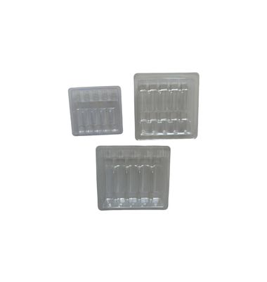 물 주입 용품 1ml 2ml 5ml 10ml PET 앰풀 트레이