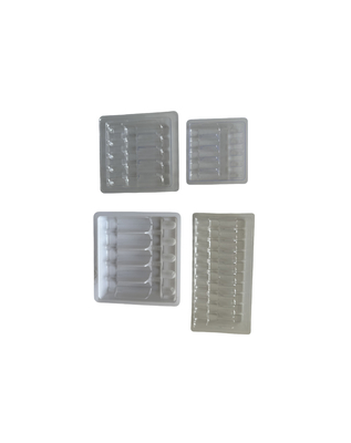 물 주입 용품 1ml 2ml 5ml 10ml PET 앰풀 트레이