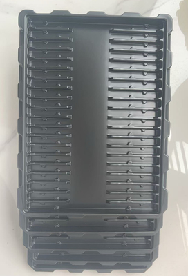 친환경 직사각형 ESD IC 추출 트레이, 4인치 칩 크리스탈 PS 트레이