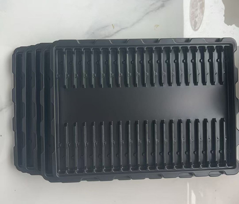 공장 주문 제작 PS 반 정적 블러스터 트레이, 투명한 플라스틱 상자 전자 패키지 PCB 모듈 매출 트레이