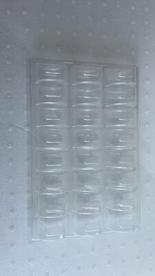 25 식품 등급 PET 플라스틱 재사용 및 사용자 정의 가능한 마카론 블러스터 트레이와 함께 마카론 포장 트레이