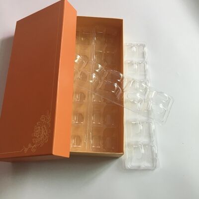 Eco-Friendly Macaron Plastic Tray with Custom Printing and Transparent Design for Food Packaging